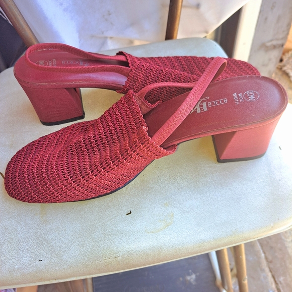 Ladies Sz10 Mesh Slingbacks - Picture 3 of 4
